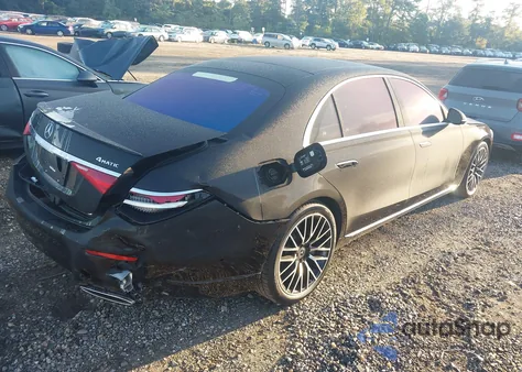 2021 Mercedes-Benz S 580 4Matic из США, поврежденный, VIN W1K6G7GB9MA031419